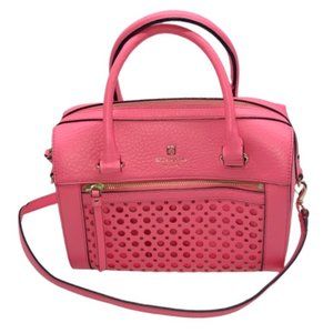 Kate Spade Delaney Perri Lane Peony Pink Leather shoulder bag NWT